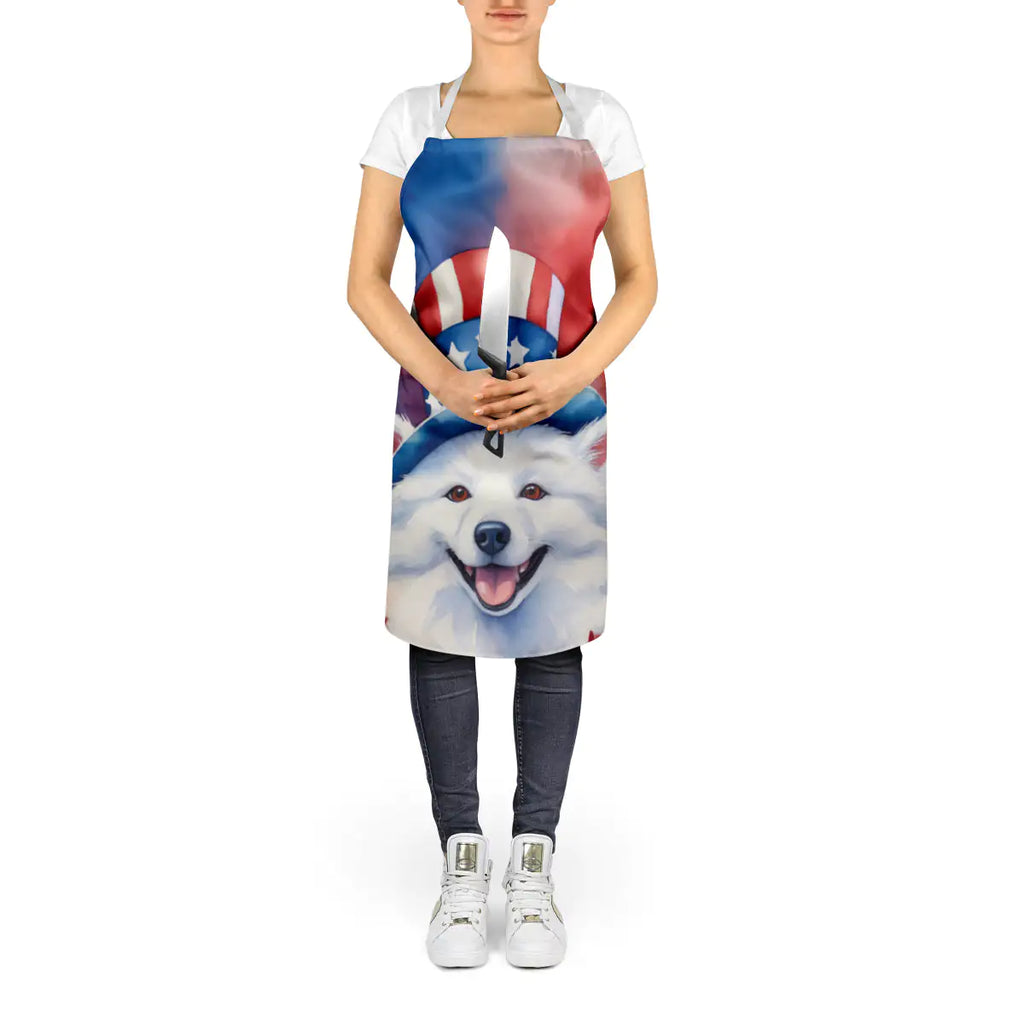 American Eskimo Patriotic Apron
