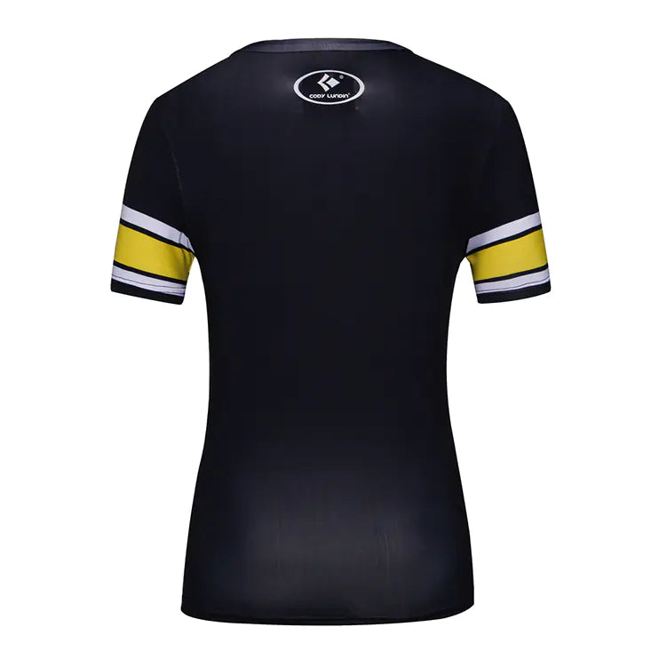 Superman Captain America Pattern Women's Gym Top