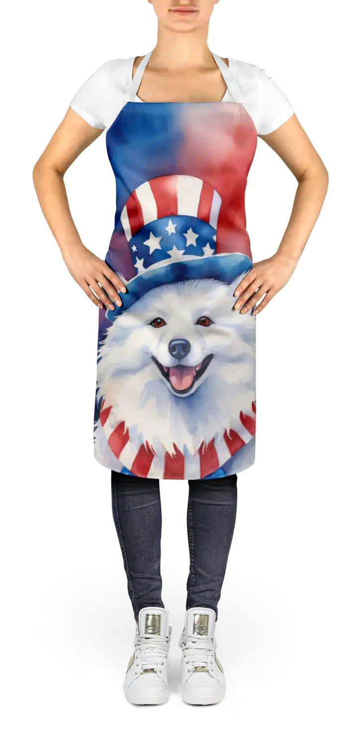 American Eskimo Patriotic Apron