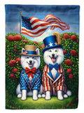 All American Eskimo - Garden Flag